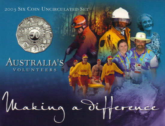 2003 Australia Mint Set (Australia's Volunteers) K000084